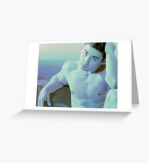 Blue Greeting Card