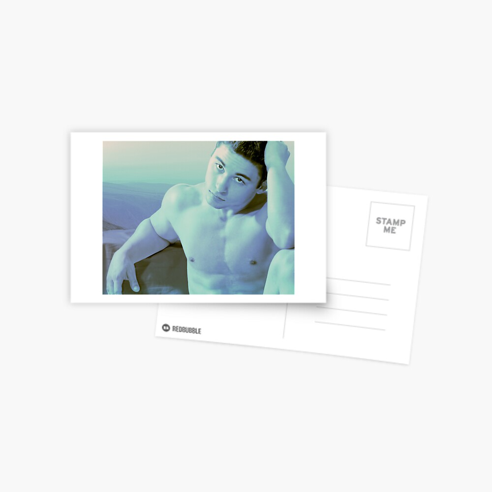 Blue Postcard