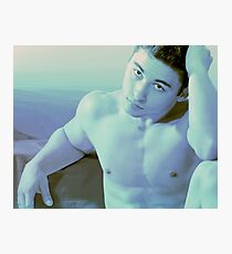 Blue Photographic Print