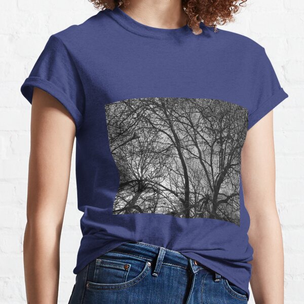 Jumbled branches 2 (monochrome), Hob Moor, York Classic T-Shirt