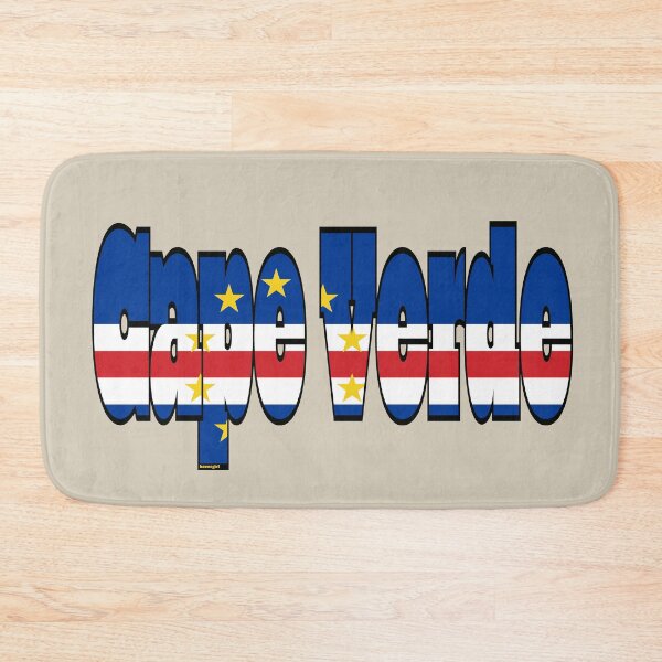 Item preview, Cape Verde Font with Cape Verdean Flag designed and sold by Havocgirl.