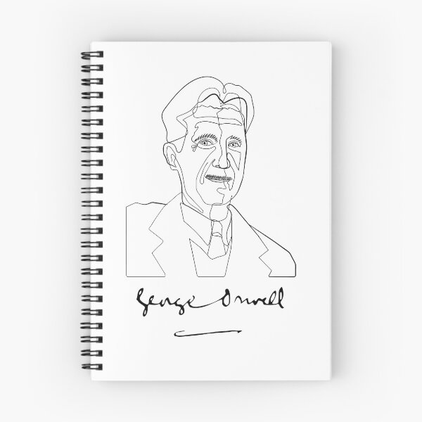 Item preview, George Orwell Line Illustration designed and sold by Grafiker.
