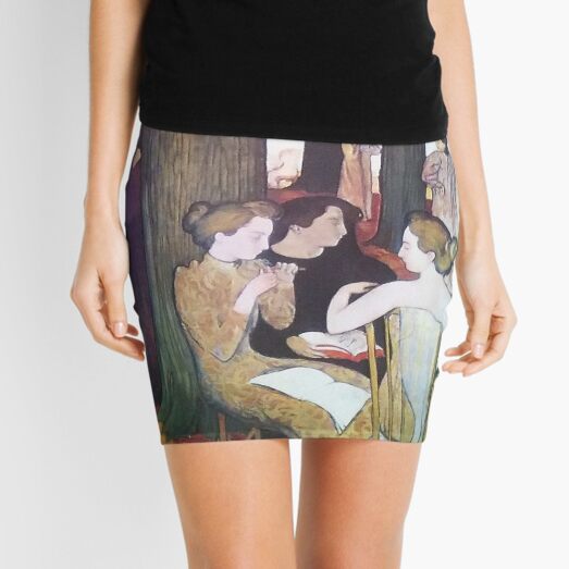 The Muses, by Maurice Denis Mini Skirt