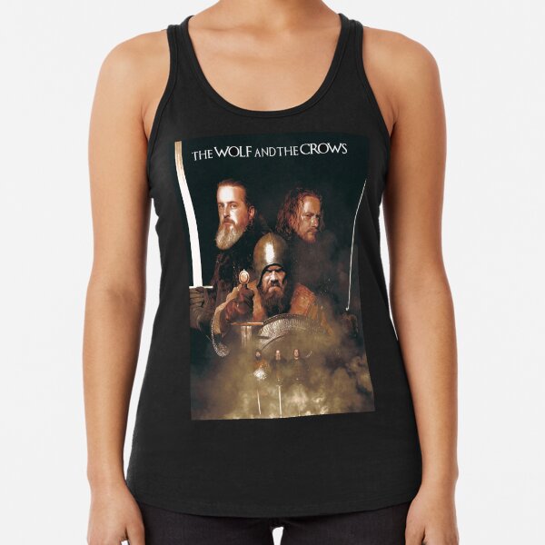 The Wolf and The Crows Banner Racerback Tank Top