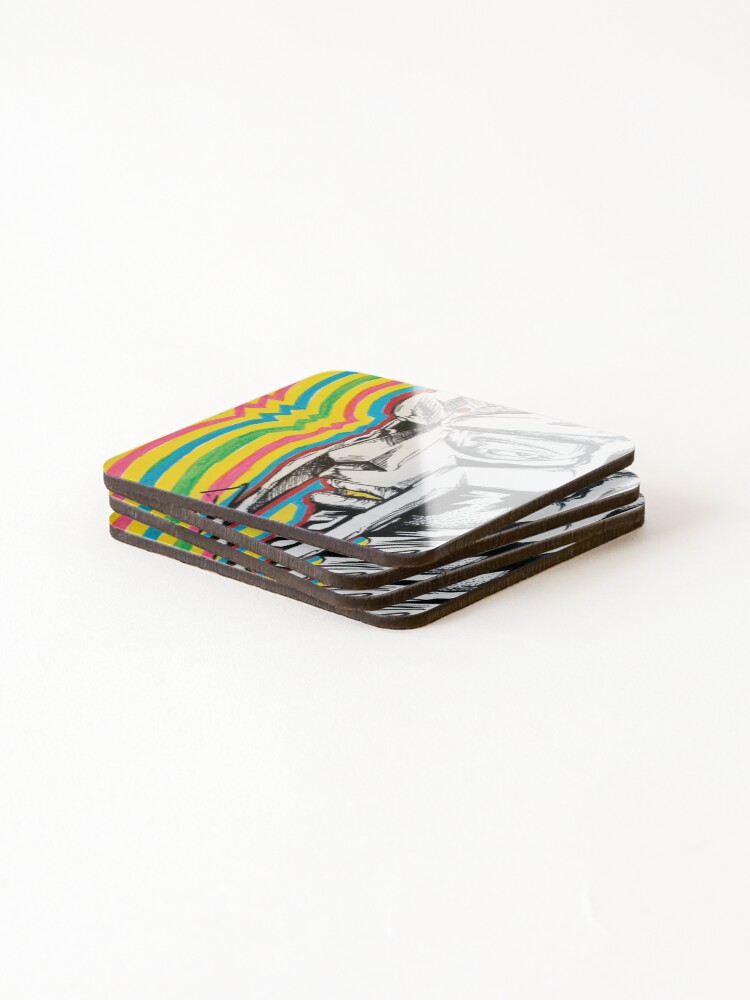 Thumbnail 4 of 5, Coasters (Set of 4), Definitely Not A Rapper designed and sold by ReidDesignLab.