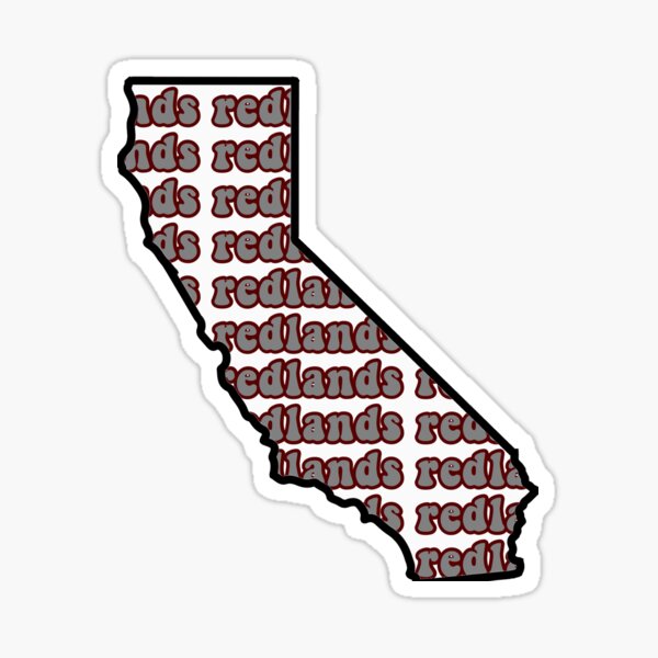 Redlands Sticker For Sale By Bellaweiss18 Redbubble 