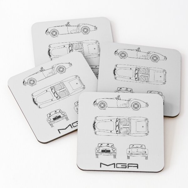 Item preview, MGA Sports Car Blueprint designed and sold by rogue-design.