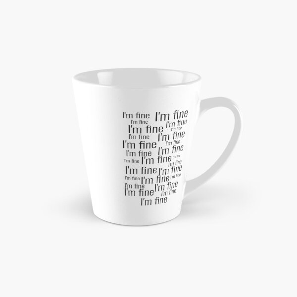 Item preview, I'm fine designed and sold by thenerdyburrow.