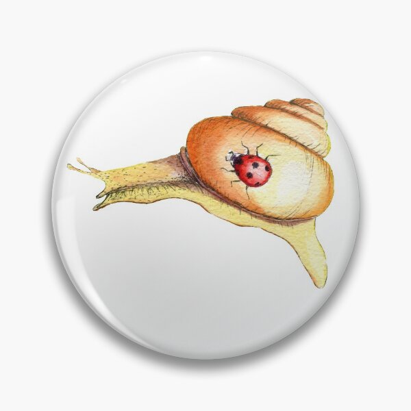 Item preview, Watercolor smail and ladybug designed and sold by NataBold.