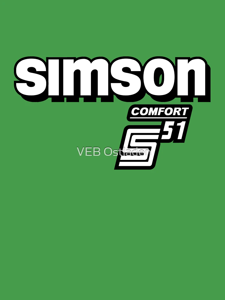 Simson S51 Comfort logo Kids T-Shirt by VEB Ostladen