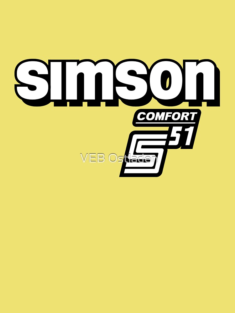 Simson S51 Comfort logo Kids T-Shirt by VEB Ostladen