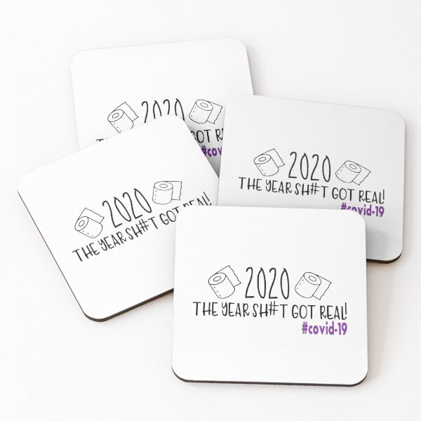 Item preview, The Year Sh#t Got Real - 2020 Coronavirus designed and sold by csw236.