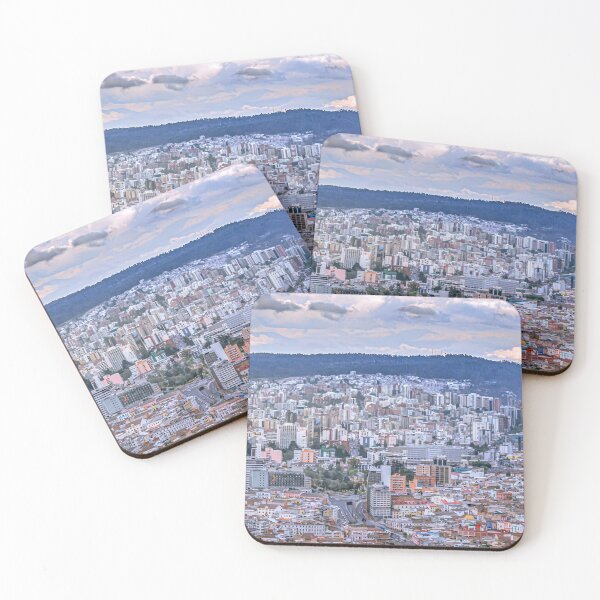 Item preview, Cityscape Aerial View Quito, Ecuador designed and sold by DFLC Prints.