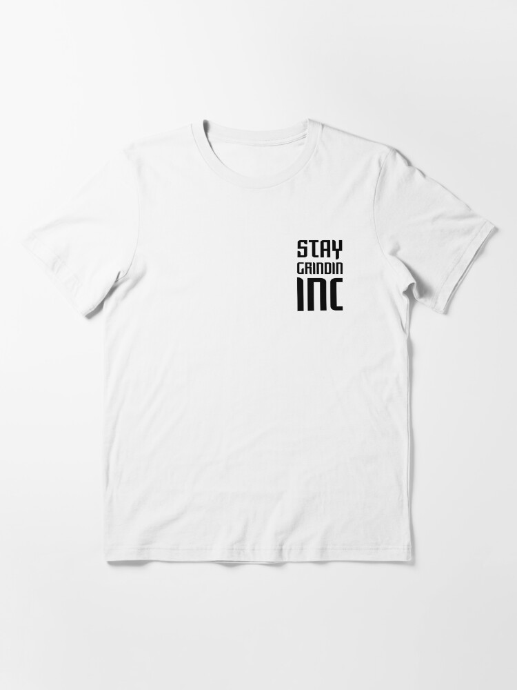 Alternate view of Stay Grindin Inc. - Secondary Logo Essential T-Shirt