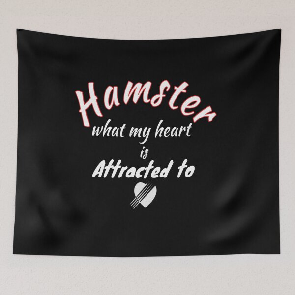 Item preview, Hamster is what my heart is attracted to : hamster lovers cute hamster cute girls best gift for lovers hamsters  designed and sold by Chamssou.