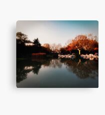 Shanghai Lake Colour Canvas Print