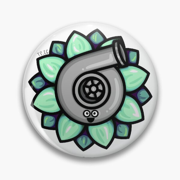 Item preview, Cutest Turbo - Flower (Cool Blue) designed and sold by TswizzleEG.