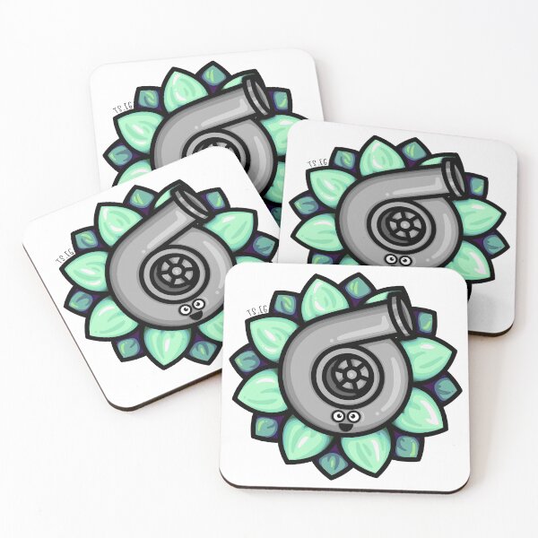 Item preview, Cutest Turbo - Flower (Cool Blue) designed and sold by TswizzleEG.