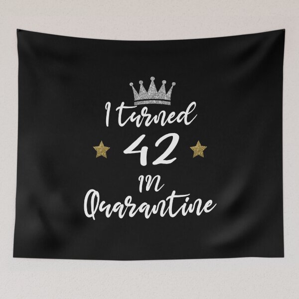 Item preview, Cumpleaños de cuarentena | cuarentena de cumpleaños Cumplí 42 años en Cuarentena designed and sold by meedTee.