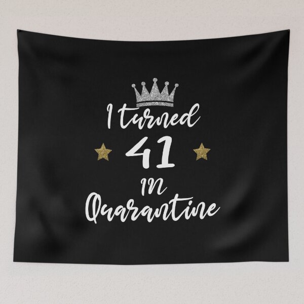 Item preview, Cumpleaños de cuarentena | cuarentena de cumpleaños Cumplí 41 años en Cuarentena designed and sold by meedTee.
