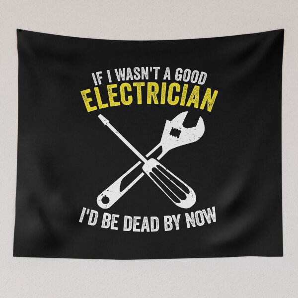 Aperçu de l'œuvre Électricien Électricité Profession Profession Cadeau créée et vendue par Marcid95.
