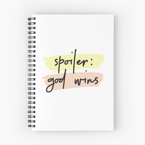 Item preview, Spoiler: God Wins designed and sold by Victoria R.