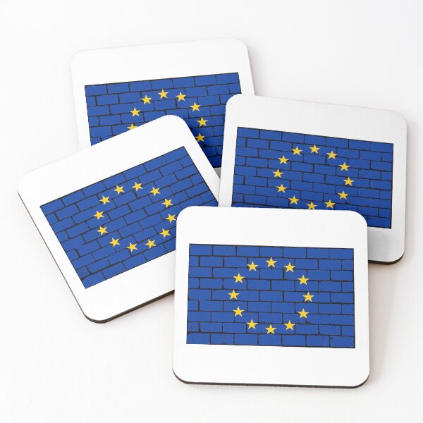 Item preview, EU Europe flag flag as wall motif designed and sold by GeogDesigns.