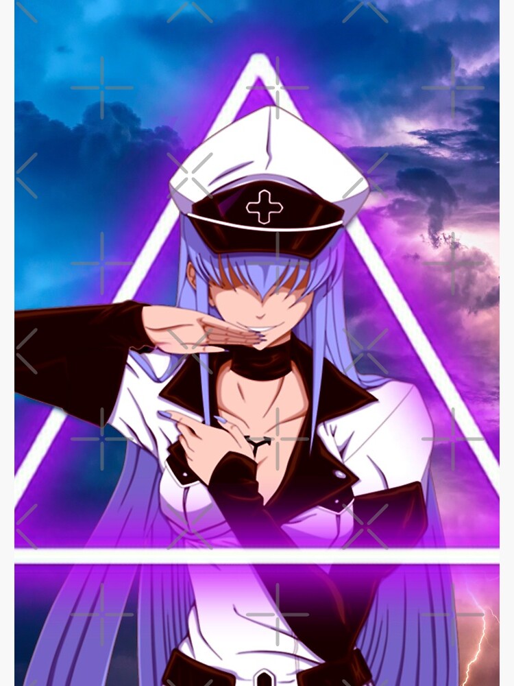 Esdeath - Cyberpunk - Akame ga kill Anime Girl Unisex AOP Cut