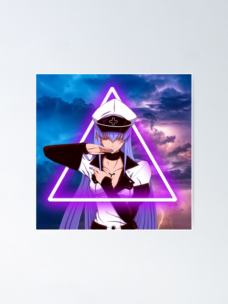 Esdeath Akame Ga Kill Matte Finish Poster Paper Print - Animation