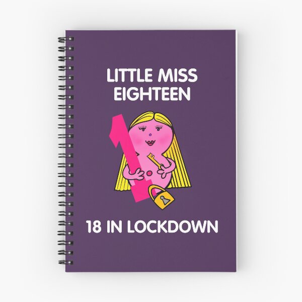 Item preview, LITTLE MISS EIGHTEEN - TEXT IN WHITE designed and sold by janeynic.
