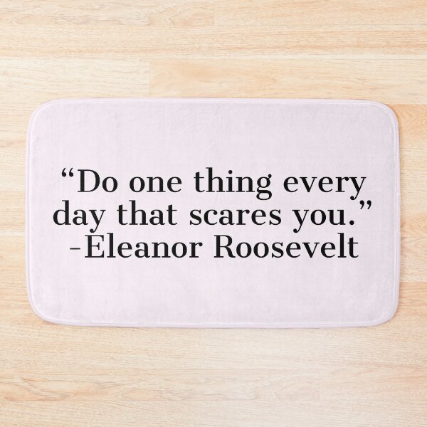 Item preview, Eleanor Roosevelt on overcoming fear designed and sold by Yviemakes.