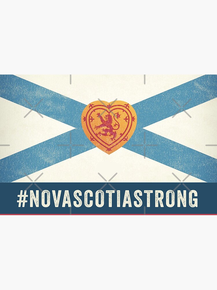 Nova Scotia Strong Flag by GlowbugDesign