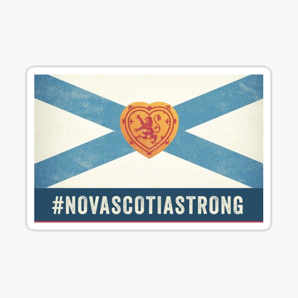 Nova Scotia Strong Flag Sticker