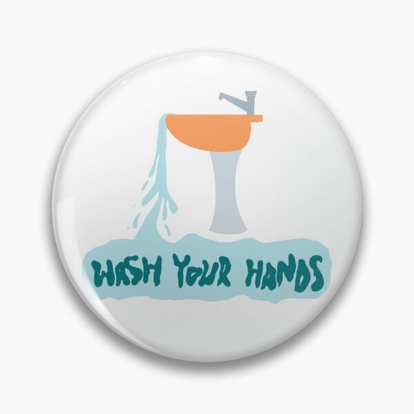 Item preview, Wash Your Hands - Sink and Water  designed and sold by simplifylife22.