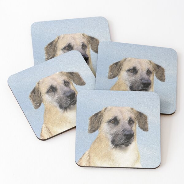 Item preview, Chinook (Dropped Ears) Painting - Original Dog Art designed and sold by alpendesigns.