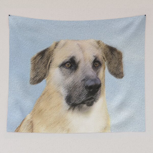 Item preview, Chinook (Dropped Ears) Painting - Original Dog Art designed and sold by alpendesigns.