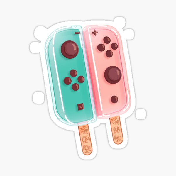 Animal Crossing Switch Ice Cream Sticker