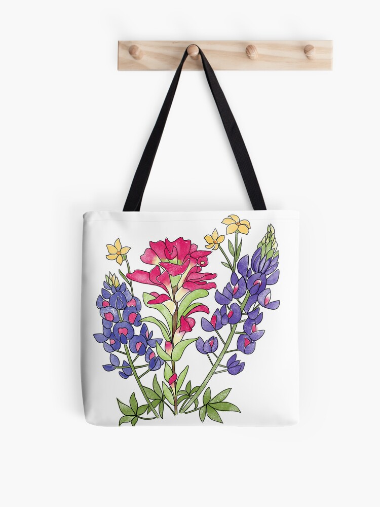 Wildflower Bouquet Tote Bag