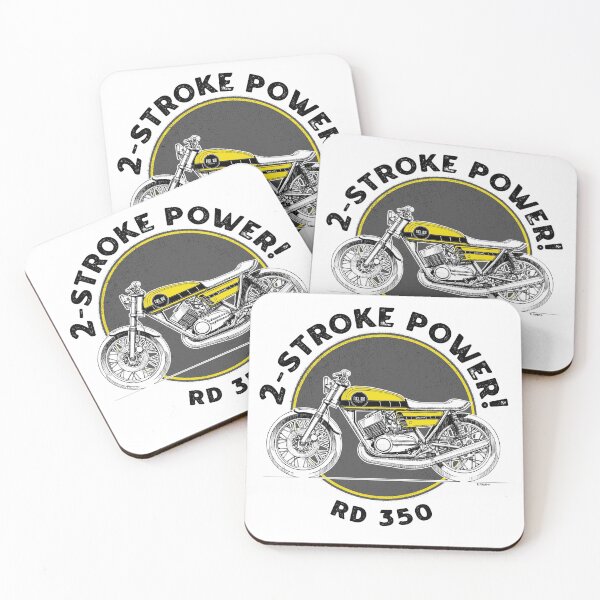 Item preview, Vintage Cafe RD 350 Motorcycle 2-Stroke Power!  designed and sold by FuelArtOriginal.