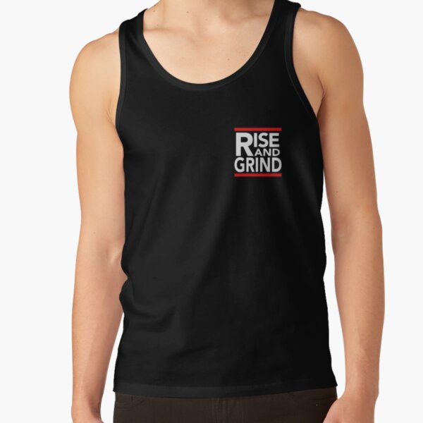 Rise and Grind - RUN DMC - Red  Tank Top