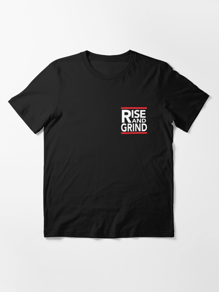Alternate view of Rise and Grind - RUN DMC - Red Essential T-Shirt