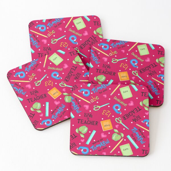 Item preview, Love a Teacher Words and Art Red designed and sold by phyllisdobbs.