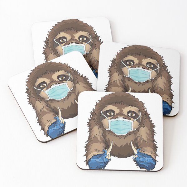 Item preview, Sloths Can’t Wear Rubber Gloves designed and sold by wrapgraphics.