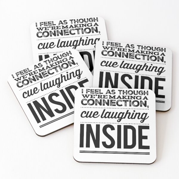 Item preview, I Feel As Though We're Making A Connection, Cue Laughing Inside designed and sold by OfferHeat.