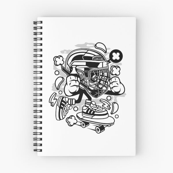 Item preview, Hockey Skater Cartoon Character - Fun sports art illustration designed and sold by Nickelparis.
