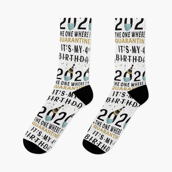Item preview, Its My 4th Birthday 2020 The One Where Im Quarantined Social Distancing Gifts  designed and sold by AnimaLovers.