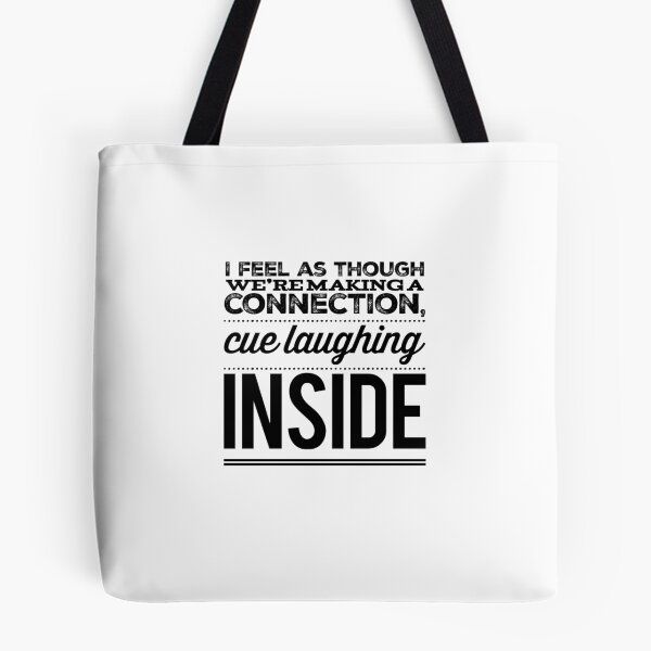 Item preview, I Feel As Though We're Making A Connection, Cue Laughing Inside designed and sold by OfferHeat.
