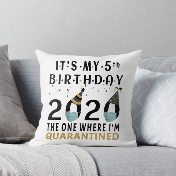 Item preview, Its My 5th Birthday 2020 The One Where Im Quarantined Social Distancing Gifts  designed and sold by AnimaLovers.