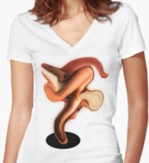 Flunck Chemistry Women's Fitted V-Neck T-Shirt