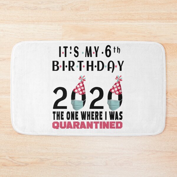 Artikelvorschau, Es ist mein 6. Geburtstag 2020 Der, wo ich soziale Distanzierungsgeschenke unter Quarantäne stelle entworfen und verkauft von AnimaLovers.